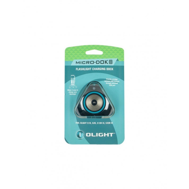 Cargador Micro DOK III S1R/S2R/S10R III/S30R III/H1R/H2R Olight