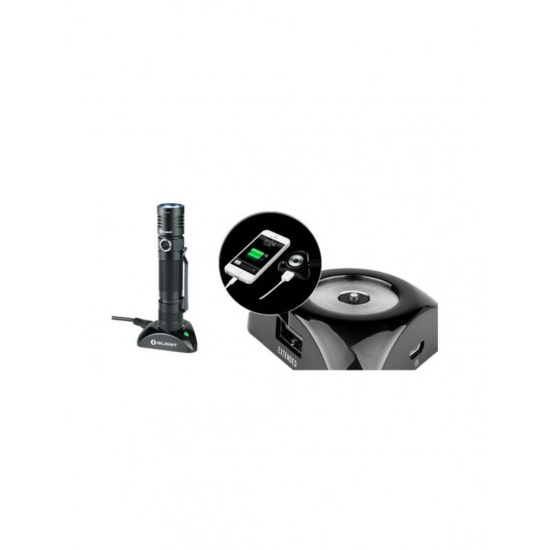 Cargador Micro DOK III S1R/S2R/S10R III/S30R III/H1R/H2R Olight